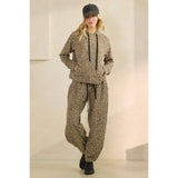 Printed French Terry Pants: Camo B / L