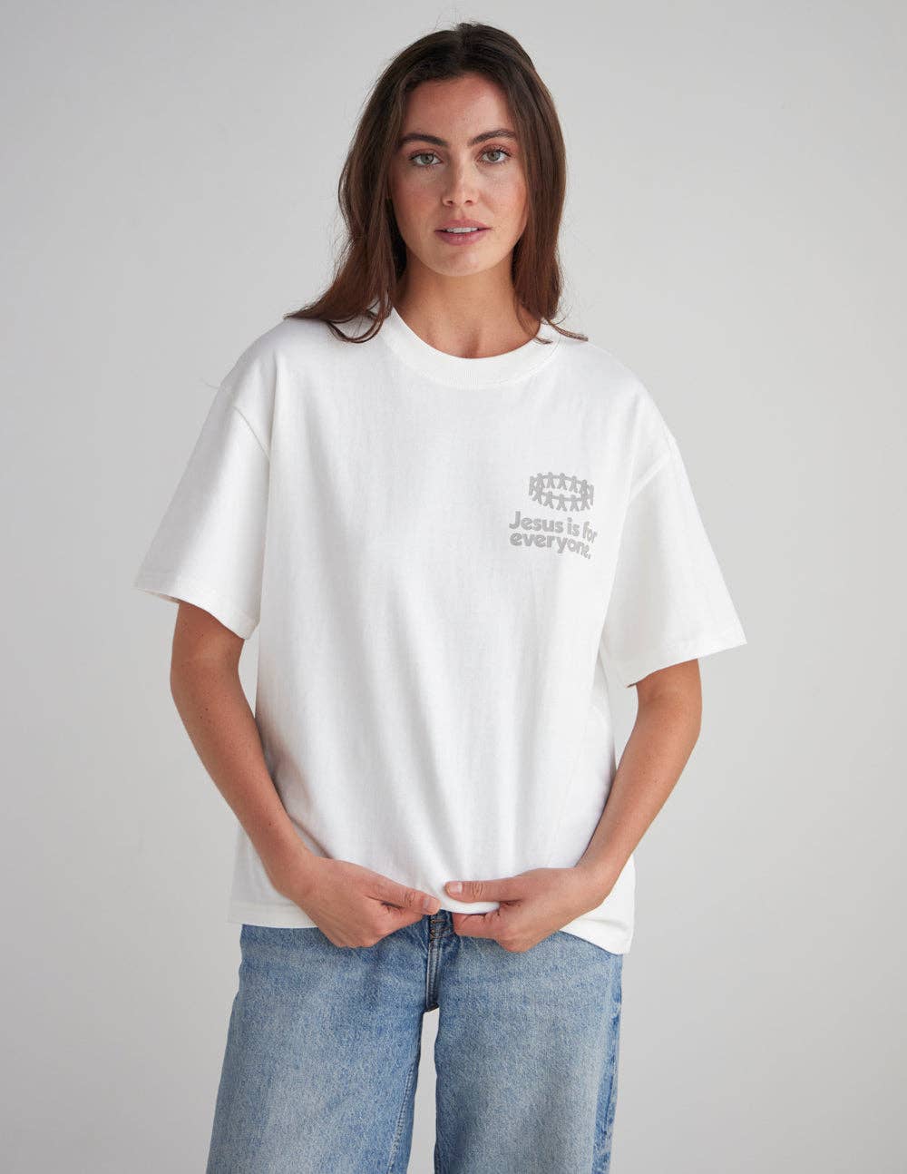 Jesus Is for Everyone Heavyweight Tee: XS