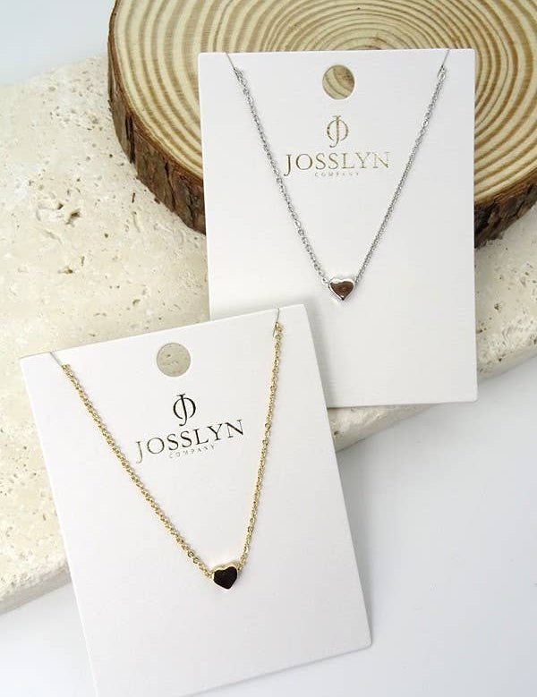 CLASSIC MINI HEART NECKLACE  | 47N15737-HEART: SILVER