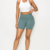 Buttery-Soft Activewear Biker Shorts 6 In Inseam
