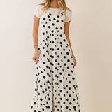 Polka Dot Sling Maxi Jumpsuit