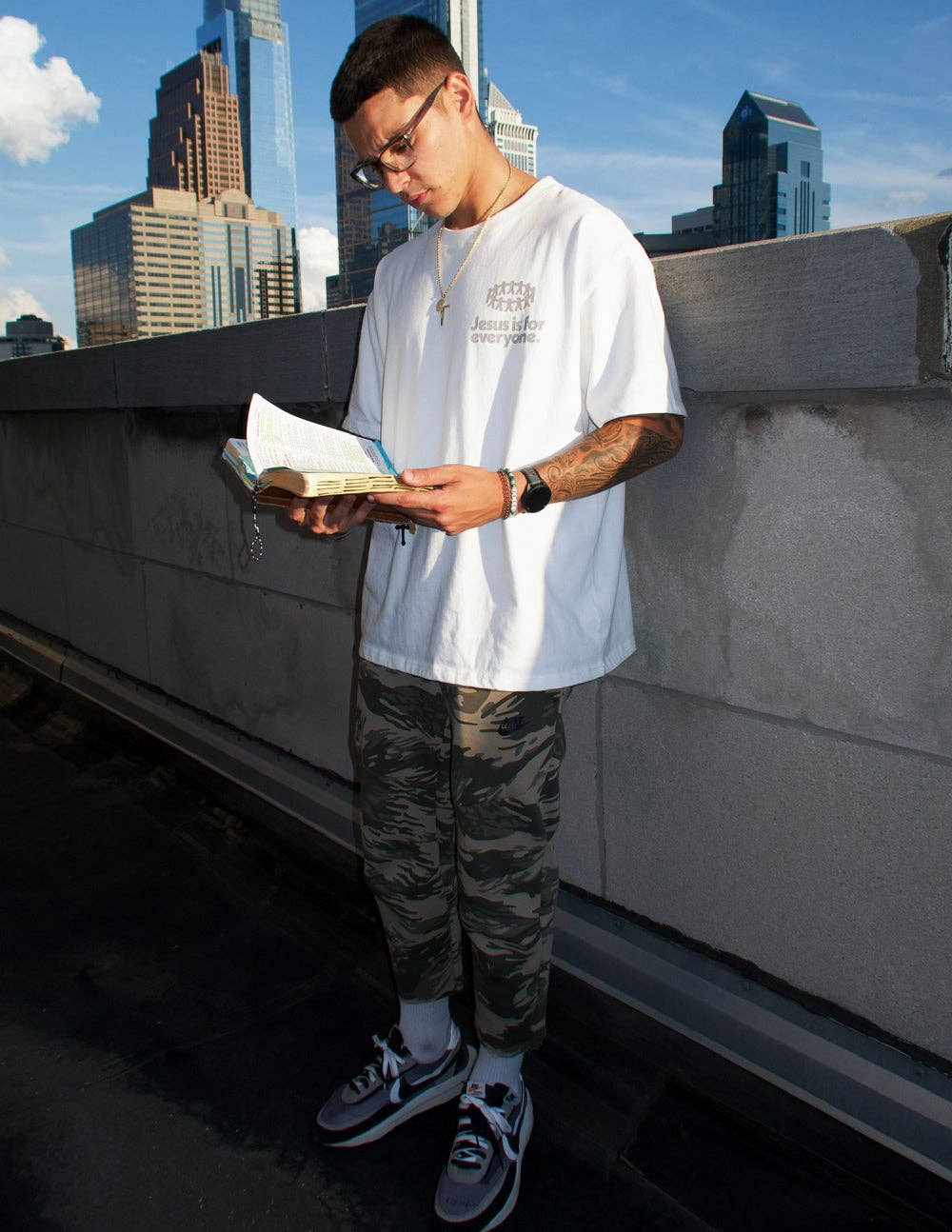 Jesus Is for Everyone Heavyweight Tee: XS