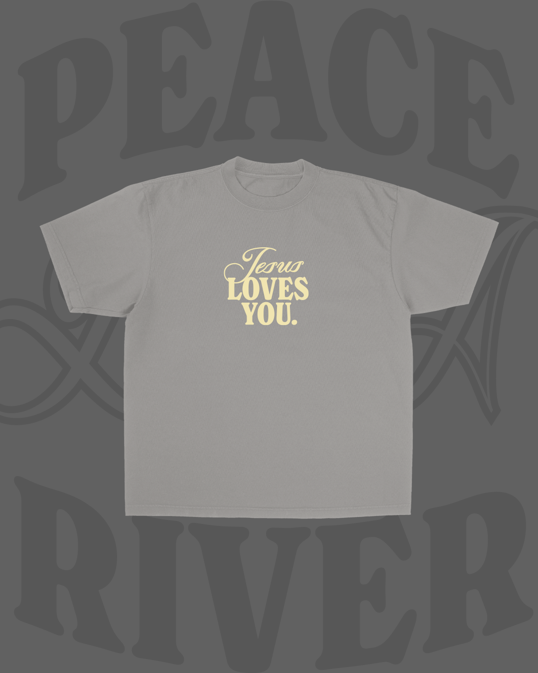 NEW || "Peace Like A River" Tee: M