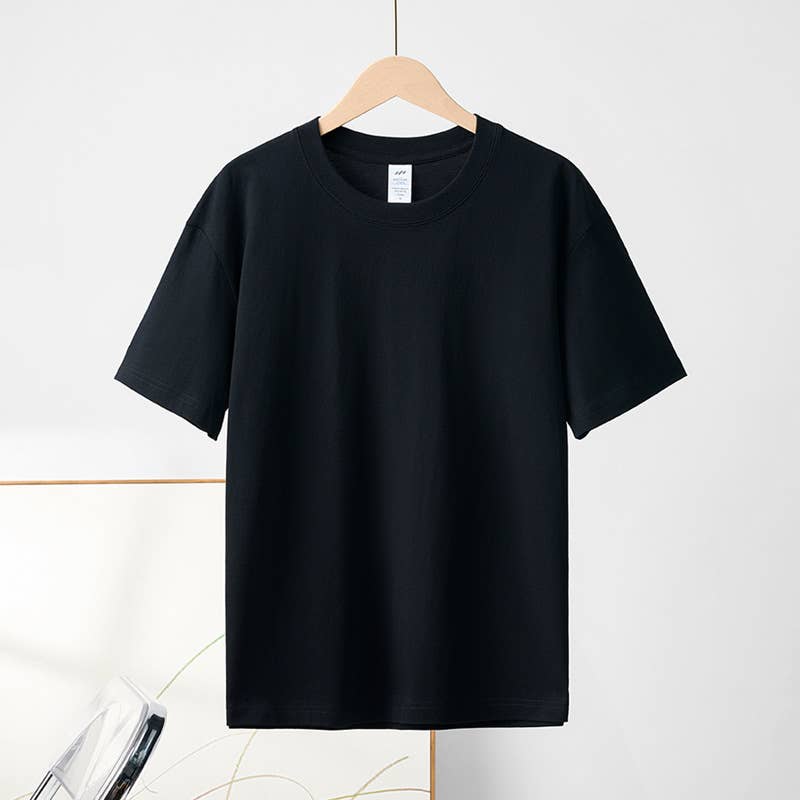 Basic cotton tee crewneck short sleeve top -20 colors