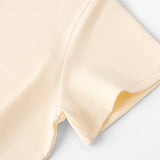 Essential basic plain fitted cotton blend crewneck tee