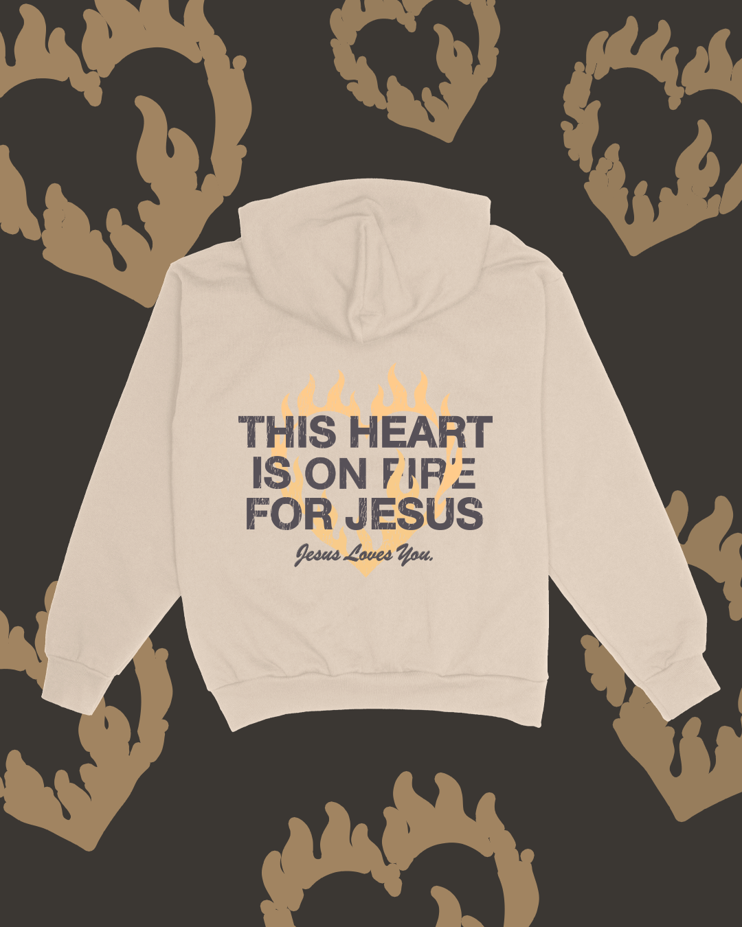 NEW || "Hearts On Fire" Hoodie: L