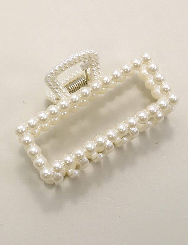 PEARL HAIR CLAW CLIPS | 40H736
