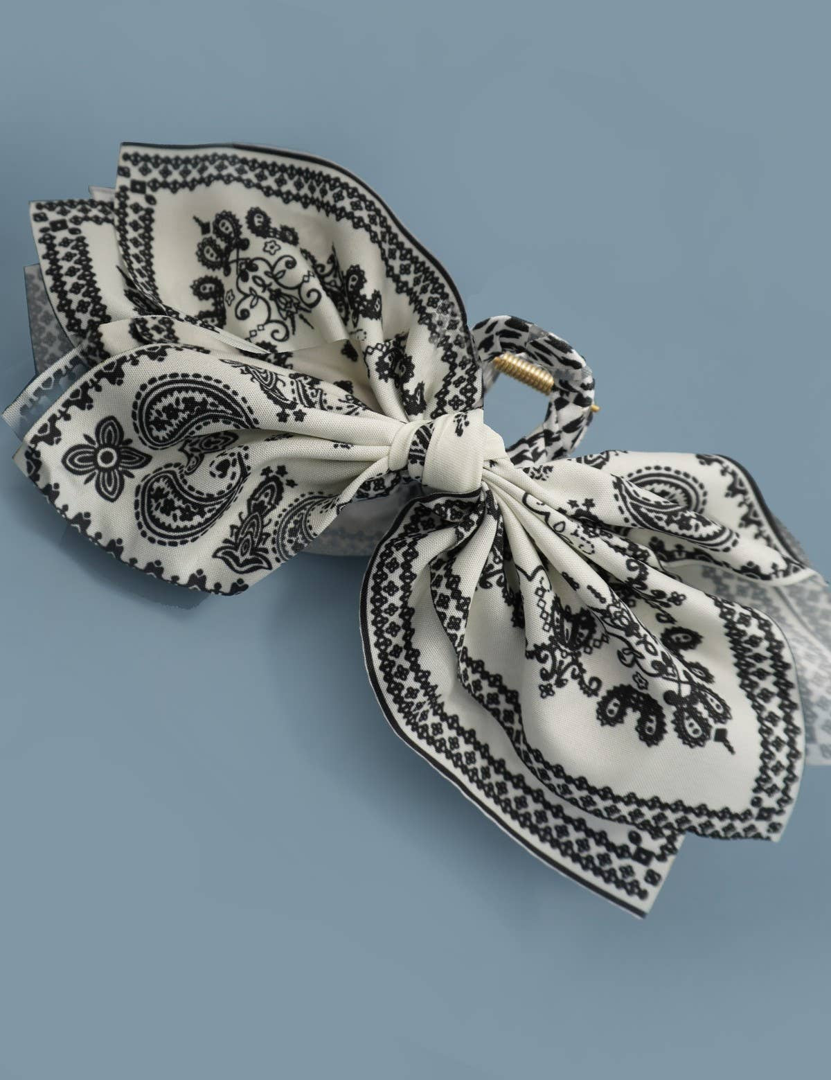 PAISLEY BOHO VINTAGE HAIR CLAW CLIPS | 40H913