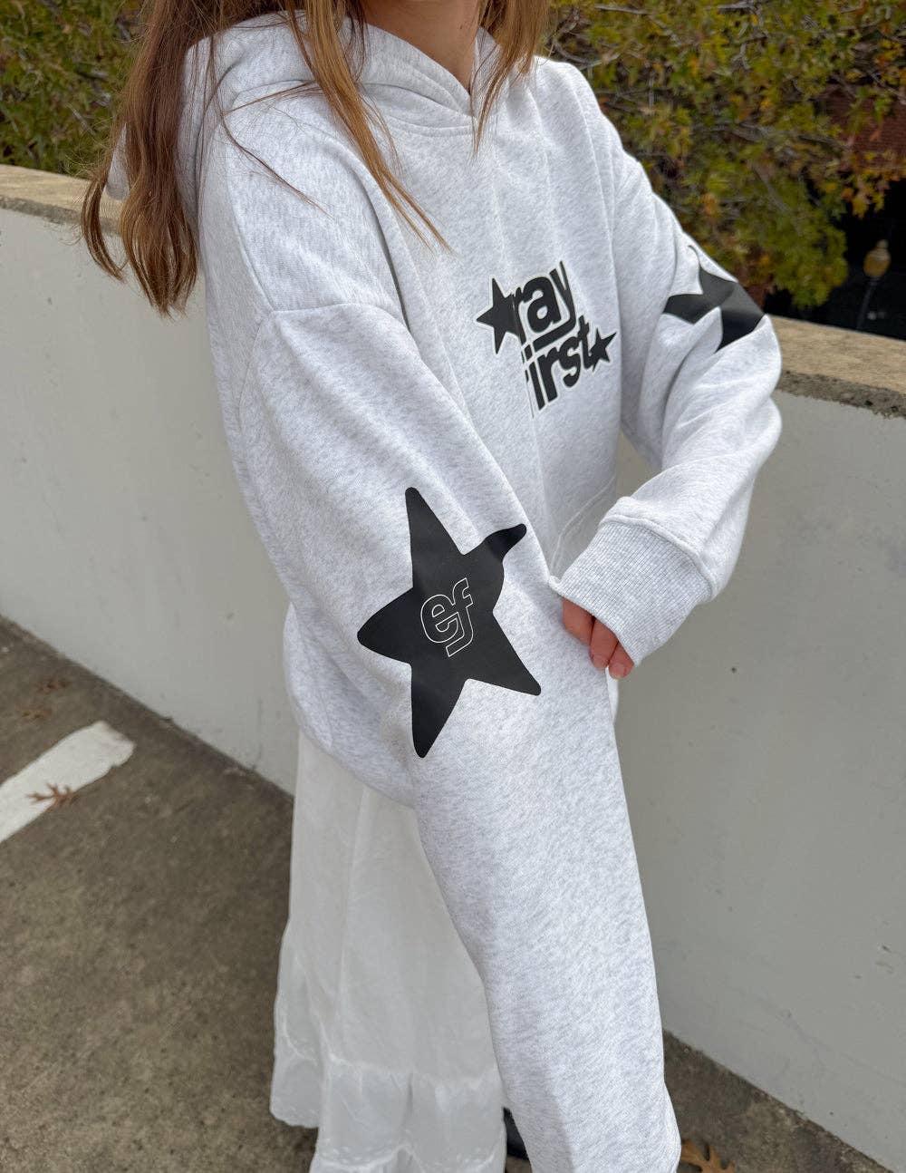 Pray First Unisex Hoodie: XS