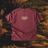 NEW || Comfort Colors Logo Tee || Crimson: M