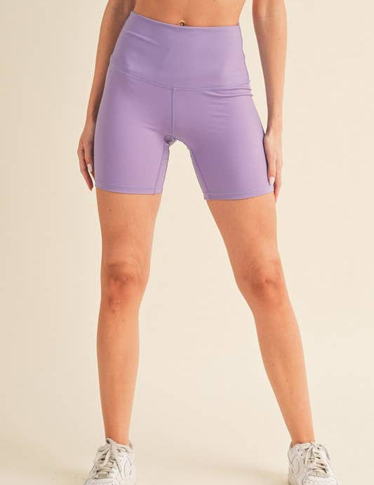 Buttery-Soft Activewear Biker Shorts 6 In Inseam