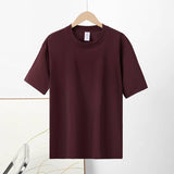 Basic cotton tee crewneck short sleeve top -20 colors