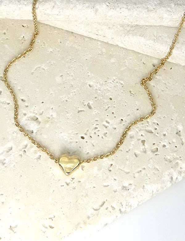 CLASSIC MINI HEART NECKLACE  | 47N15737-HEART: SILVER