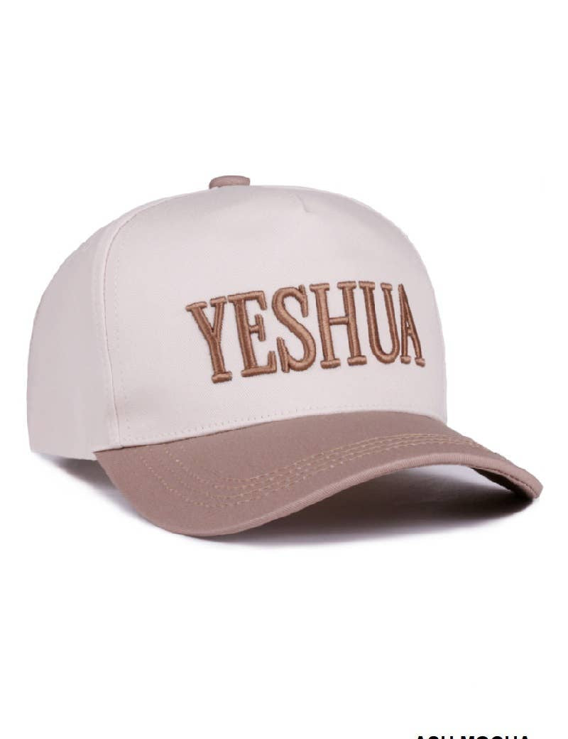 ..1014 Yeshua Feelings Two Tone Canvas Cotton Cap SI-28858: FLORAL-189791 / OS