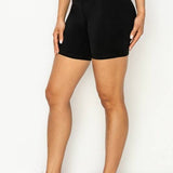 Buttery-Soft Activewear Biker Shorts 6 In Inseam