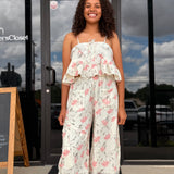 Ivory Floral Top