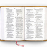 ESV Compact Bible, TruTone®, Nubuck Caramel, Wildflower