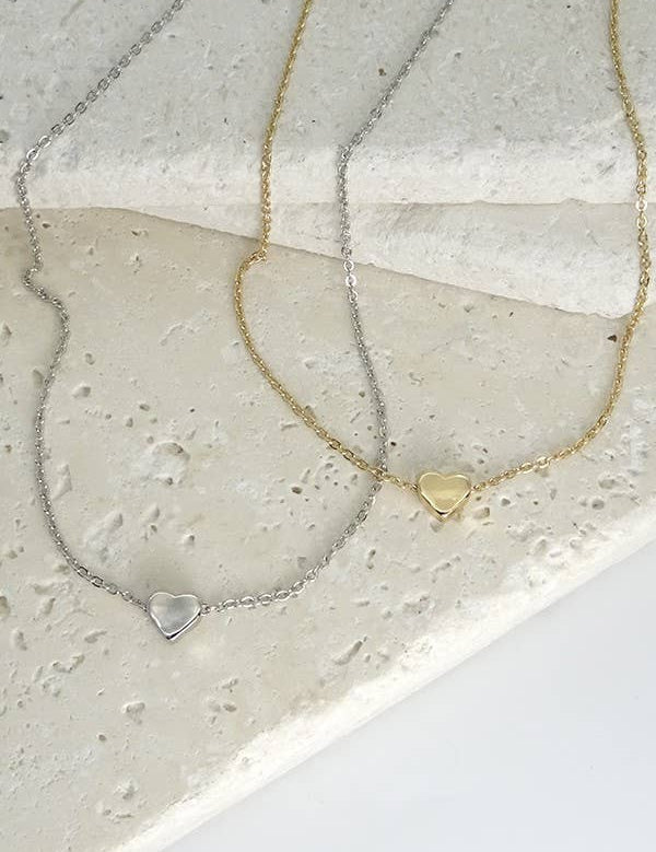 CLASSIC MINI HEART NECKLACE  | 47N15737-HEART: SILVER