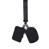 ,,,.0810 Dual Pouch Wristlet Keychain Wallet SI-26443: WHITE/MINT-169228 / OS