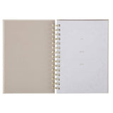 Journal Wirebound Ivory Floral Everything Beautiful Ecc 3:11