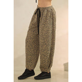 Printed French Terry Pants: Camo B / L