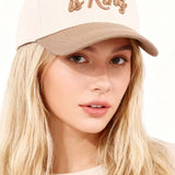 ,,, 1208 Jesus Is King Two Tone Cotton Hat SI-29165: COUGAR-192518 / OS