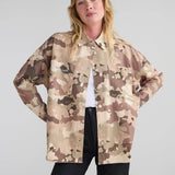 What a Friend in Jesus Camo Shacket: XS
