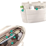 Women's Large-Capacity Multi-Pocket Sports Gym Tote Bag
