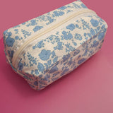 STRAWBERRY WESTERN BOW MAKEUP COSMETIC POUCH BAG | 40P544: FLOWER C