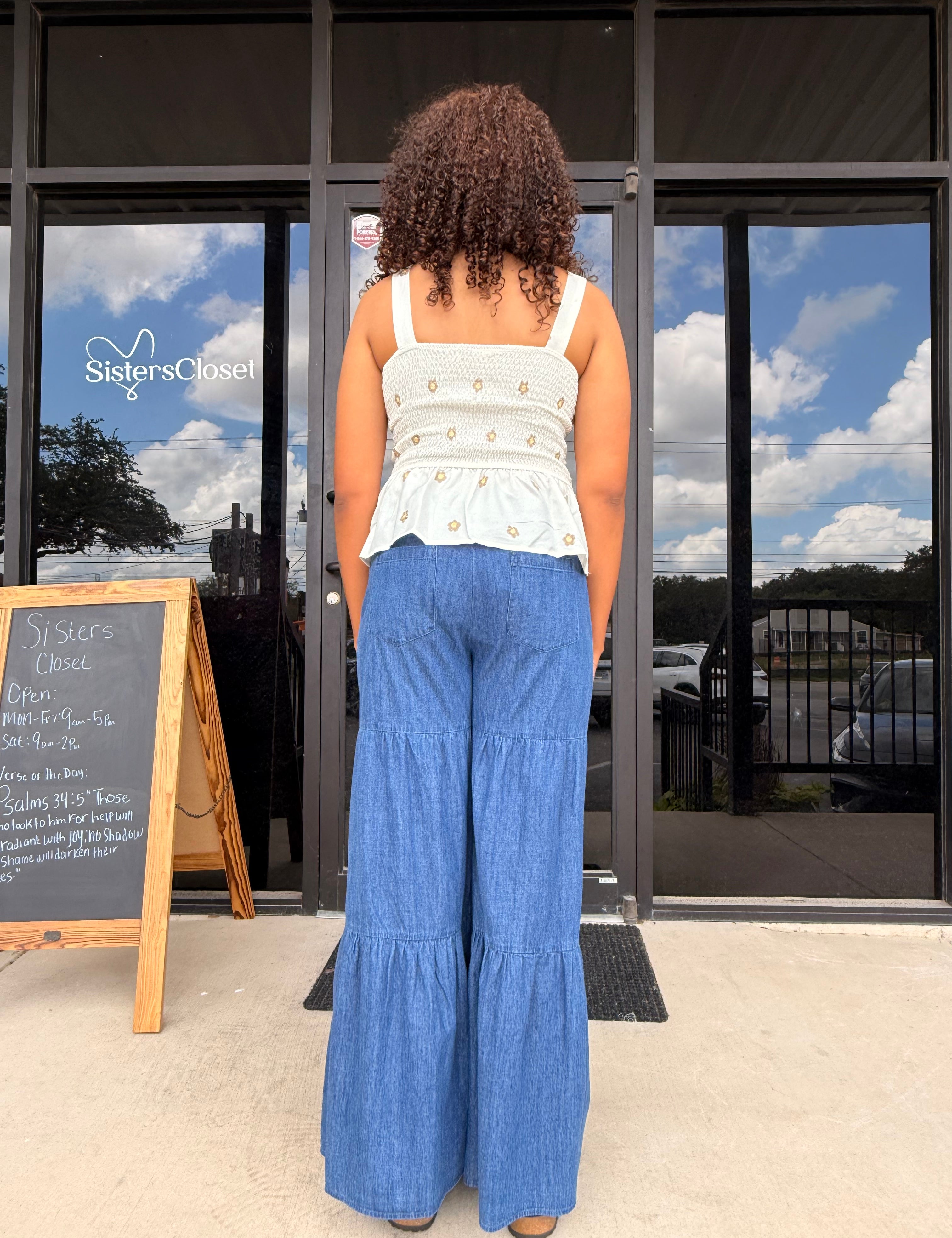 Embroidered Tank