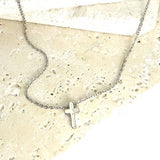 CLASSIC MINI CROSS NECKLACE | 47N15737-CROSS: GOLD