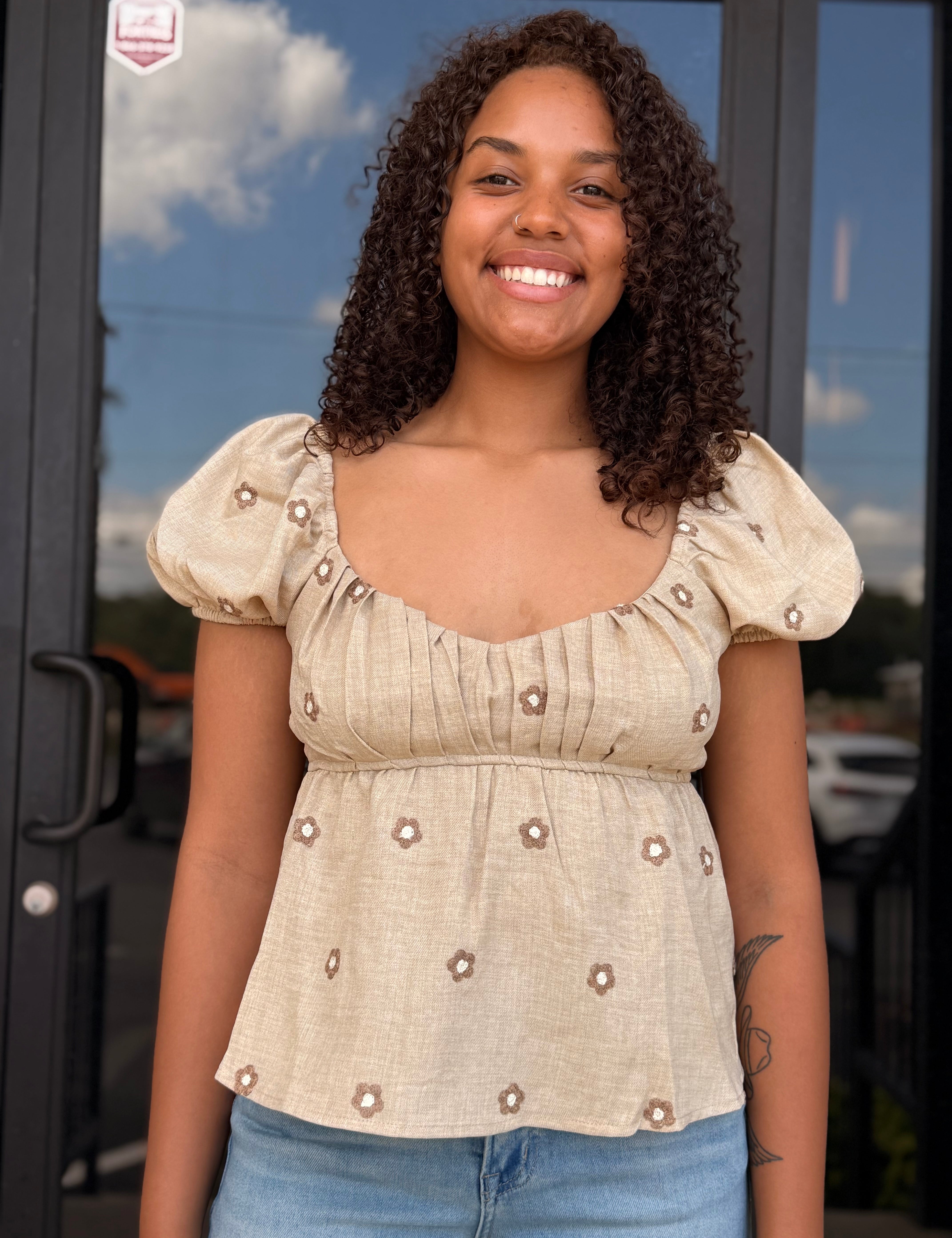 Drop Shoulder Baby doll Shirt