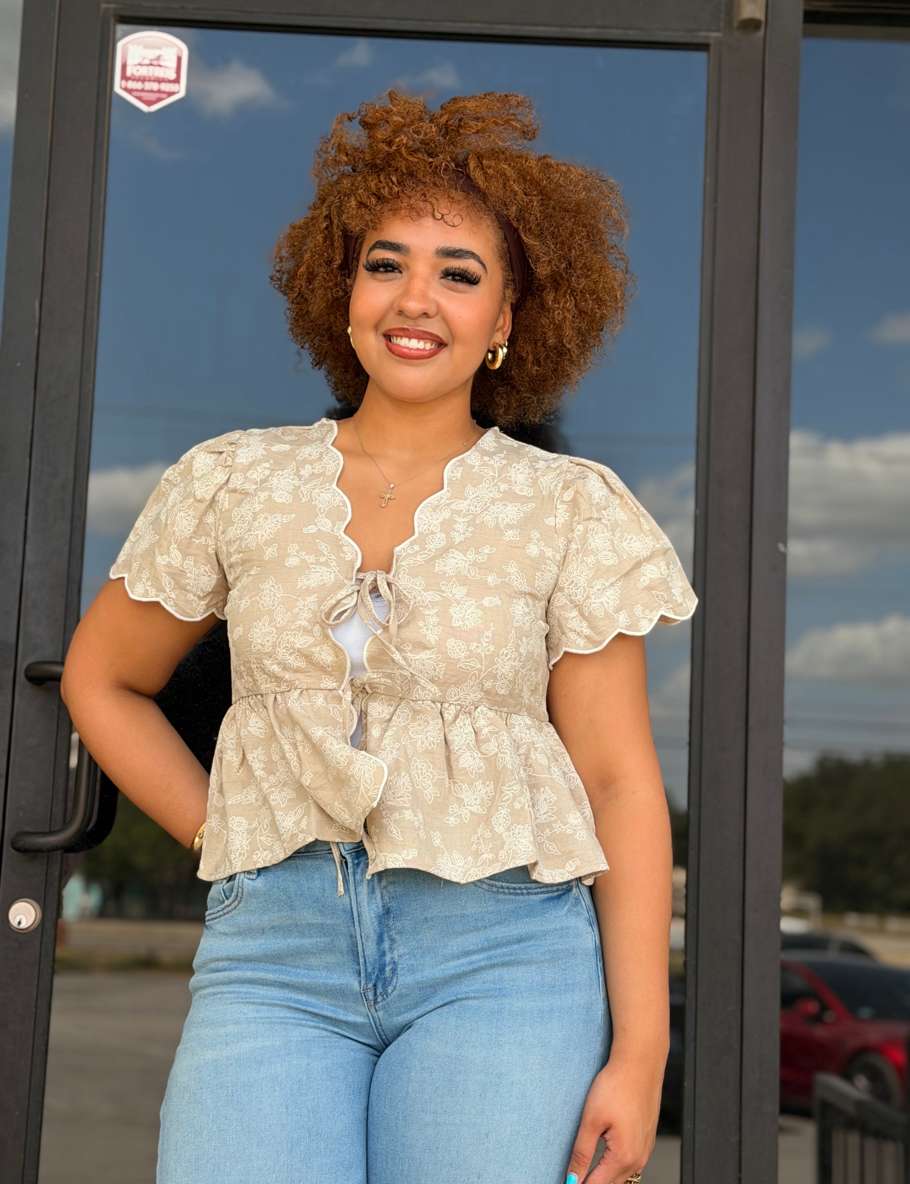 Floral Babydoll Top