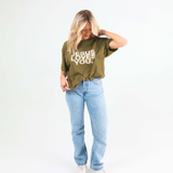 "The Earthtone Tees" - Mocha/Blush: M