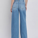SUPER HIGH RISE WIDE LEG JEANS V3567: KUDOS / 32