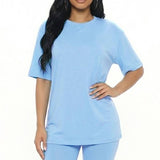 Loose Fit Top & Bike Shorts Set