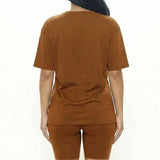 Loose Fit Top & Bike Shorts Set