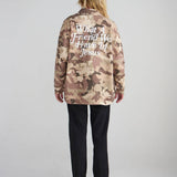 What a Friend in Jesus Camo Shacket: S