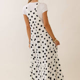 Polka Dot Sling Maxi Jumpsuit