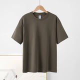 Basic cotton tee crewneck short sleeve top -20 colors