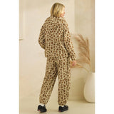 Printed French Terry Pants: Camo B / L