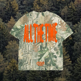 LMTD || Heavyweight "God Is Good" Puff Print Camo Tee || Oversized: M