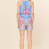 Border Print Shorts : Sweet Pea / L