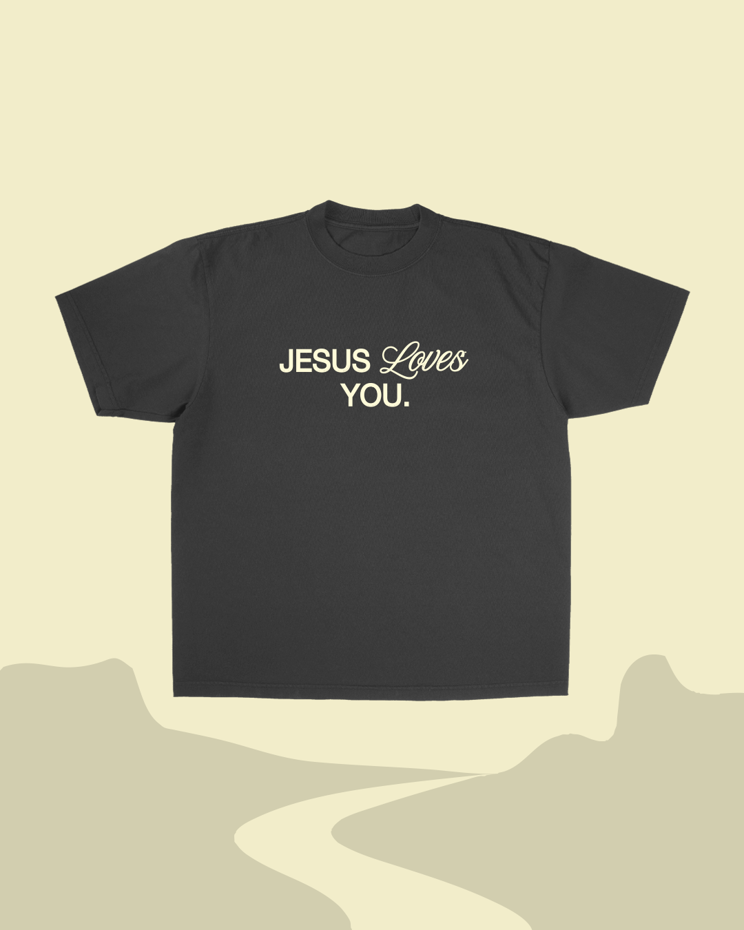 NEW || "Through Hills And Valleys" Tee: M