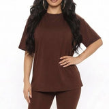 Loose Fit Top & Bike Shorts Set