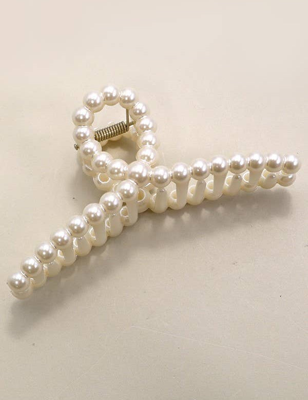 PEARL HAIR CLAW CLIPS | 40H736